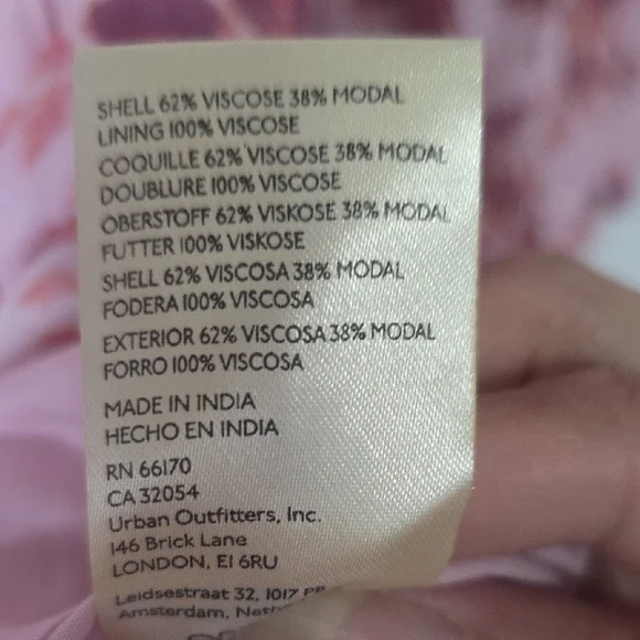 Free People Pink and White Long Sleeve Sundress - Picture 6 of 6